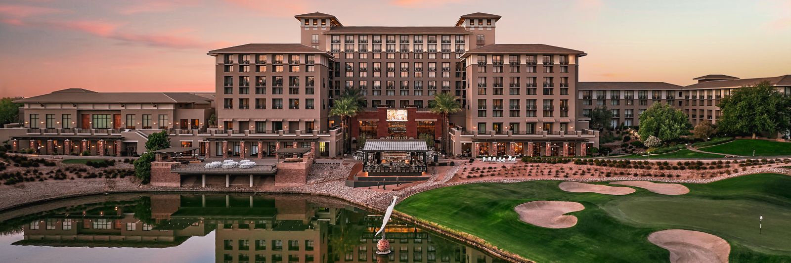 The Westin Kierland Resort & Spa at sunset in Scottsdale, Arizona