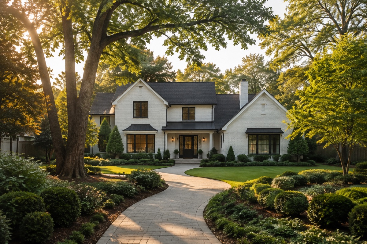 A home and garden illustrating the assets and everyday life a plan supports